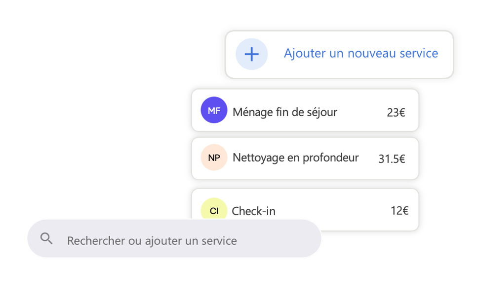 Liste de services
